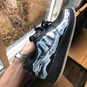 Air Force 1 07 Black Skeleton (9.5)